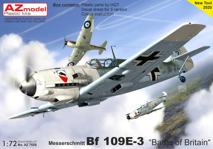 AZ7658: Messerschmitt Bf-109E-3 Battle of Britain