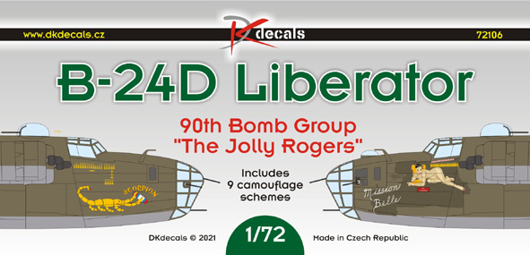 1/72 106: B-24D Liberator 90th Bomb Group "The Jolly Rogers"