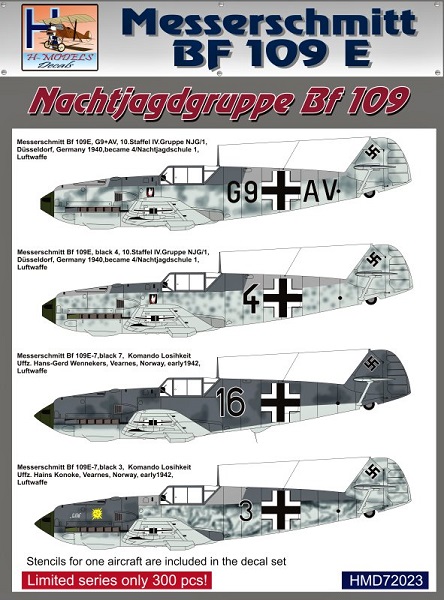 1/72 023: Nachtjagdgruppe Bf 109