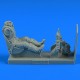 1/32 130: USAF WWII Pilot with ej. seat for P-47 Thunderbolt