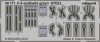 1/48 111: F-4 Phantom seatbelts green STEEL