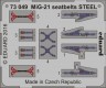 1/72 049:MiG-21 seatbelts STEEL