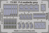 1/72 051: F-4 Phantom  seatbelts grey STEEL