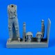 1/32 089: Soviet Pilot with life jacket-the Cold War period