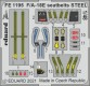 1/48 1195: F/A-18E seatbelts STEEL