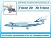 FRP4014: Falcon 20 - Air France