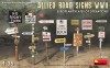 MA35608: ALLIED ROAD SIGNS WWII. EUROPEAN THEATRE OF OPERATIONS