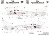 1/48 233: F-14A high Visibility stencil set decal sheet