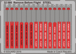 1/32 886: Remove Before Flight STEEL