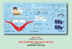 1/144 62: Boeing 737-300 SKY EUROPE