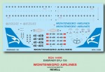 1/144 96: Embraer ERJ-195 MONTENEGRO AIRLINES