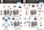 1/48 008: F-14A/D helmet and dress sewing markings VF-143 VF-213
