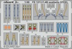 1/48 1213: F-4B  Phantom II seatbelts STEEL