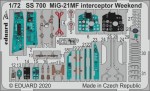1/72 700: MiG-21MF interceptor Weekend photo-etched
