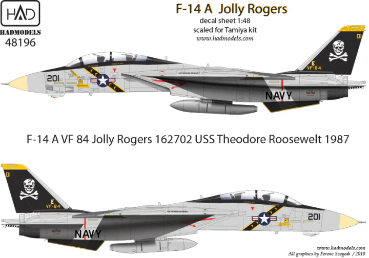 1/48 196: F-14A Tomcat VF-84 Jolly Rogers, SPECIAL FORCES -ME 1/48 196: F-14A Tomcat VF-84 Jolly Rogers, SPECIAL FORCES -ME