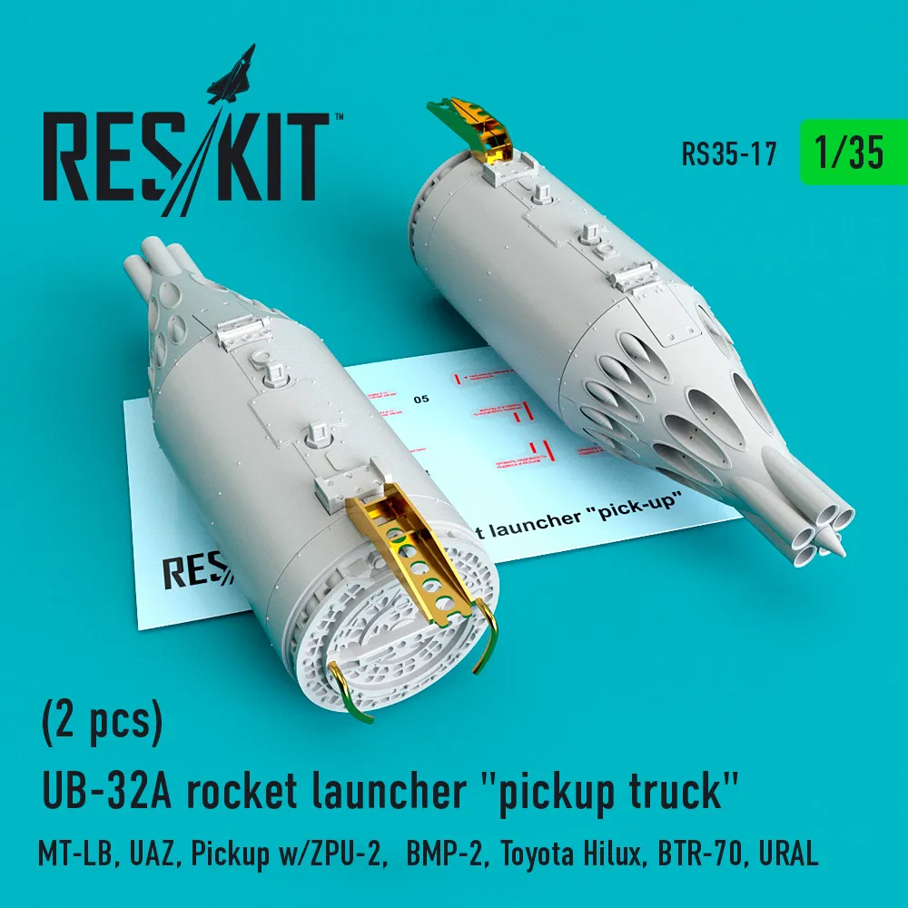 RS350017:  UB-32A Rocket Launcher "Pickup Truck" (2pcs)